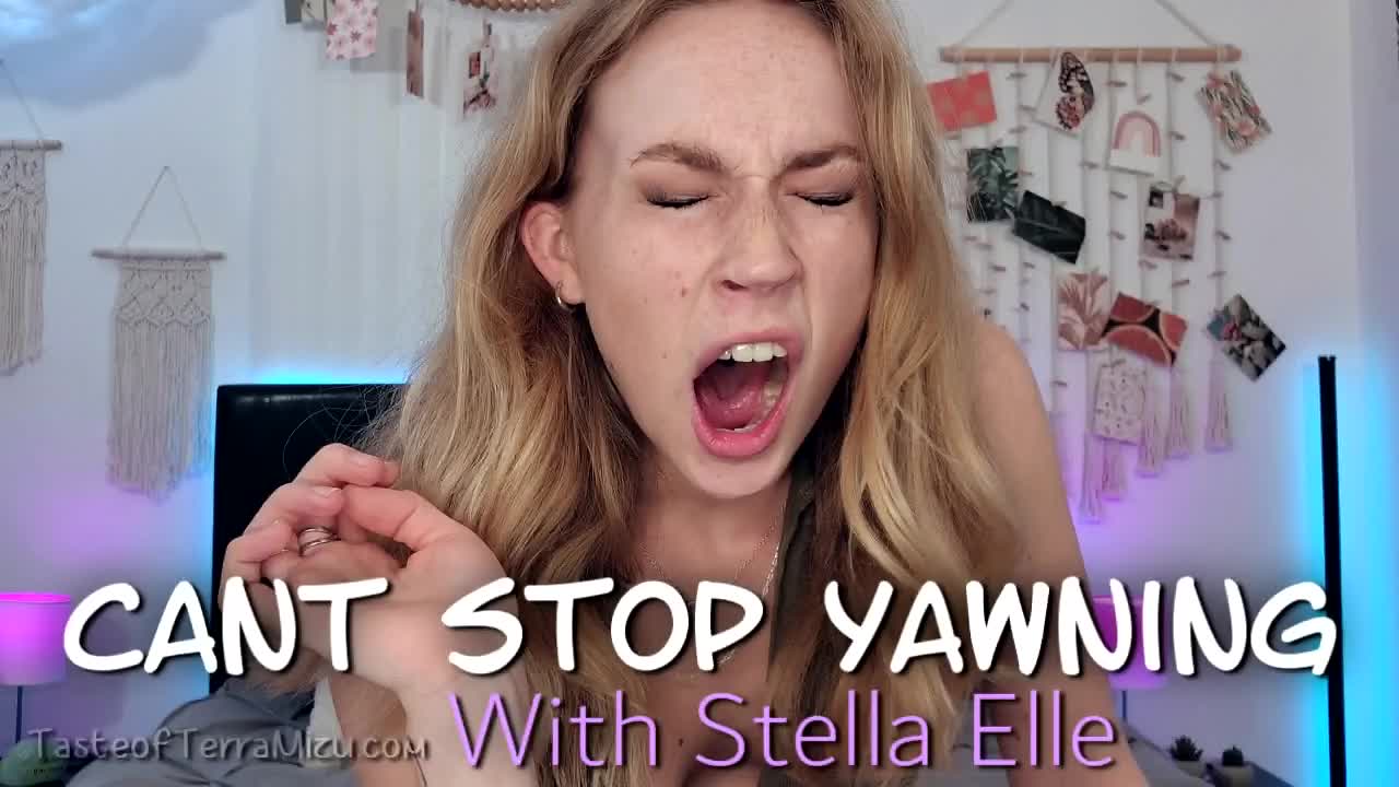 Yawning Fetish - Porn Video Clips For Sale at iWantClips